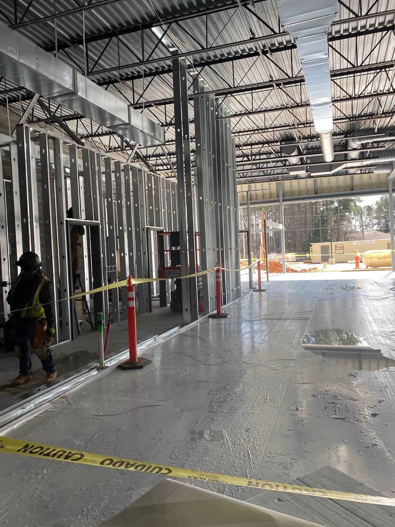 Lidl supermarket Decatur GA — ground-up commercial construction progress (view 12) during ground-up commercial construction by Modern Day Commodities