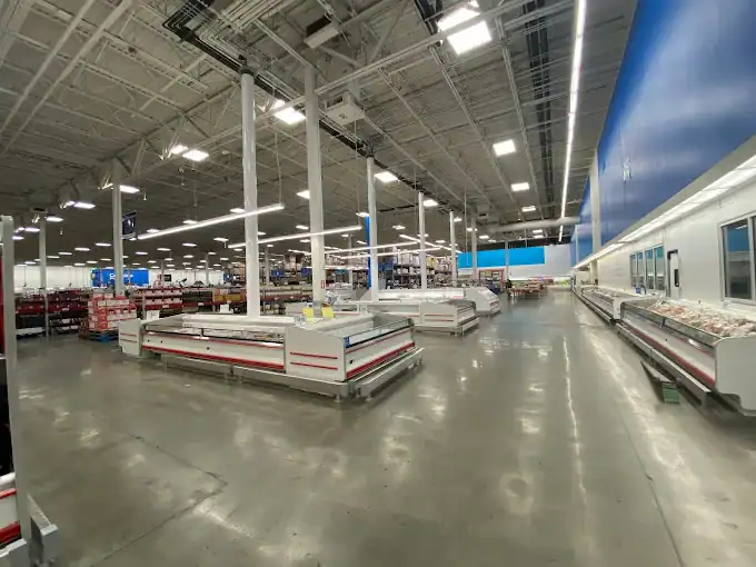 Sam's Club remodel wall framing drywall