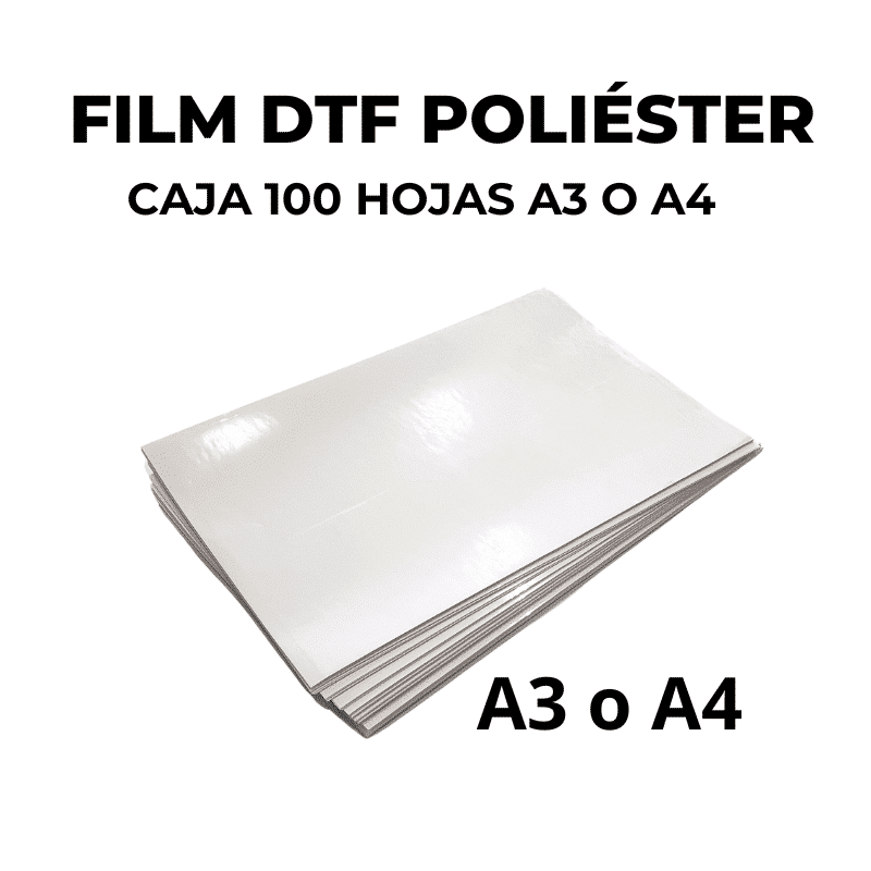 Cajas Hojas Poliéster para DTF