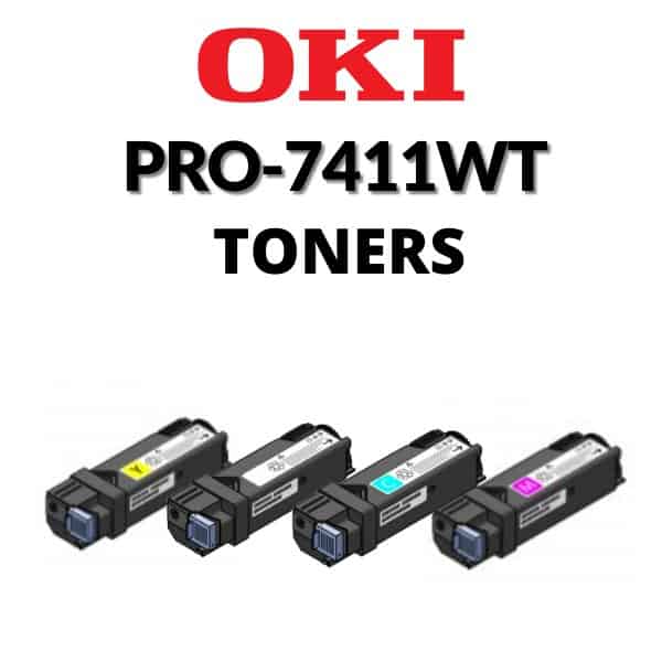 Toner impresora Laser OKI PRO-7411-WT