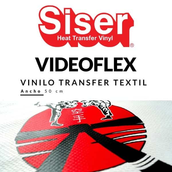 Vinilo Transfer Textil sin adhesivo Videoflex - 50cm ancho.