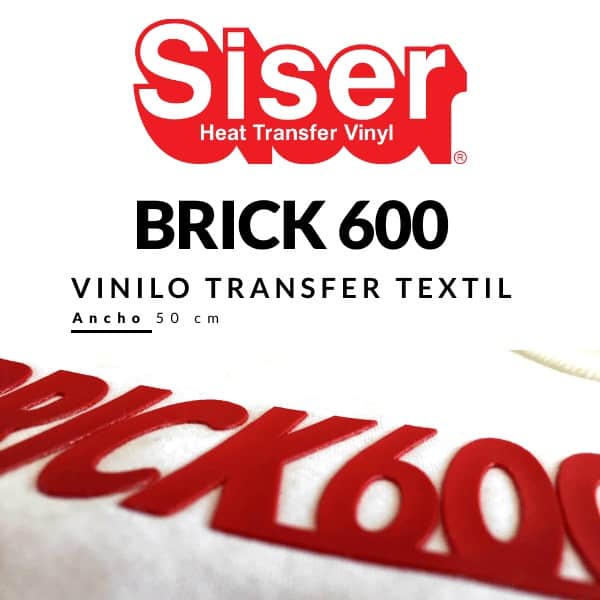 Vinilo Transfer Textil Brick 600 - 50cm ancho.