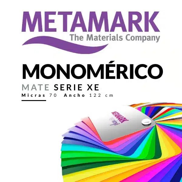 Vinilo Rotulación Monomérico mate 70 micras y 1.22m ancho
