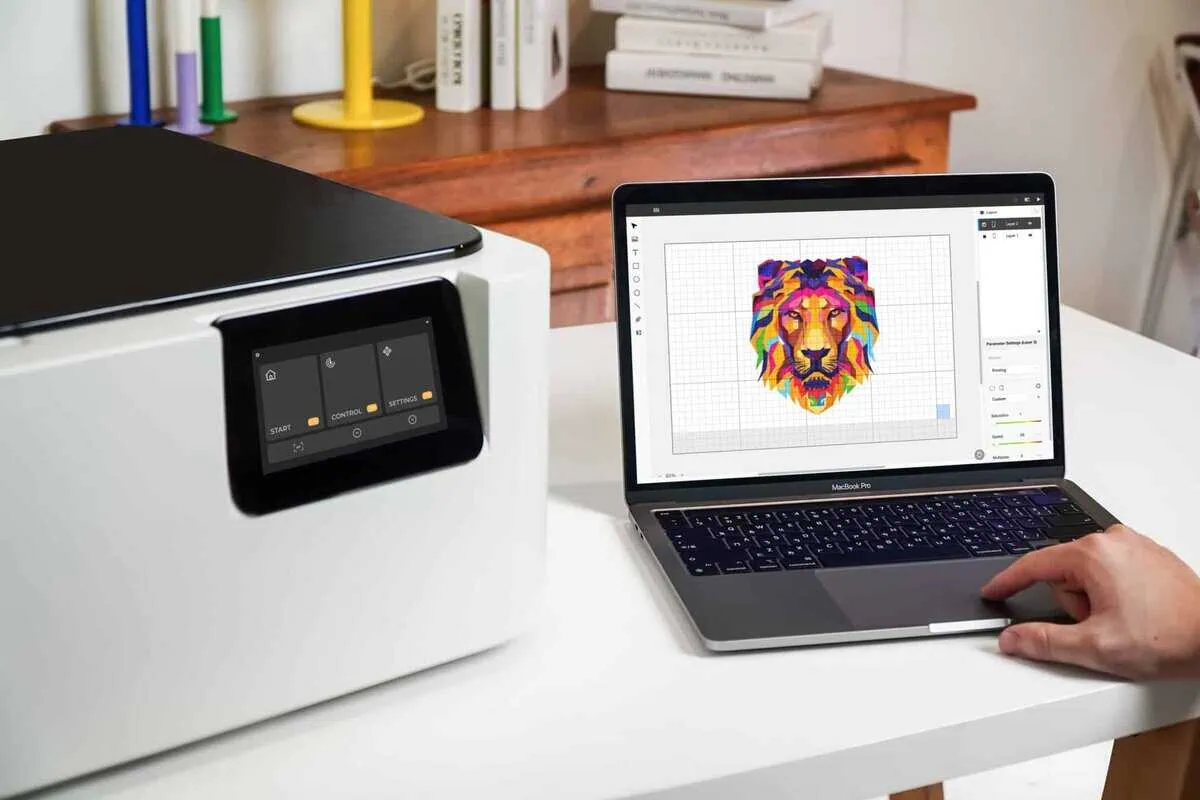 ADOR - Grabadora / cortadora láser, impresora a color. 10W/20W - Imagen 16