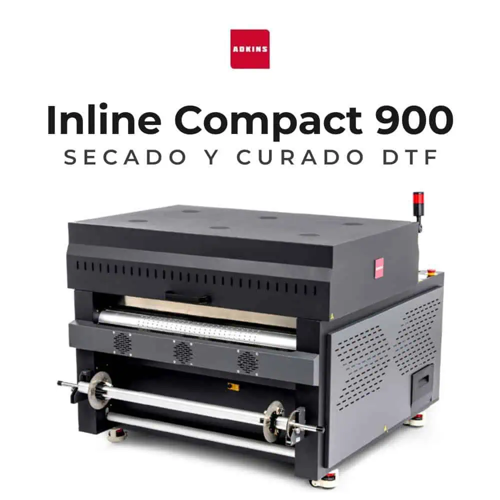 Adkins Inline Compact 900 – horno de secado y curado DTF para Epson SC-G6000