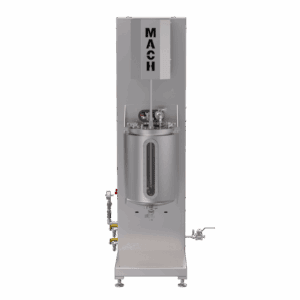 Transparent industrial fill station for manufacturing processes - Mach Technologies.