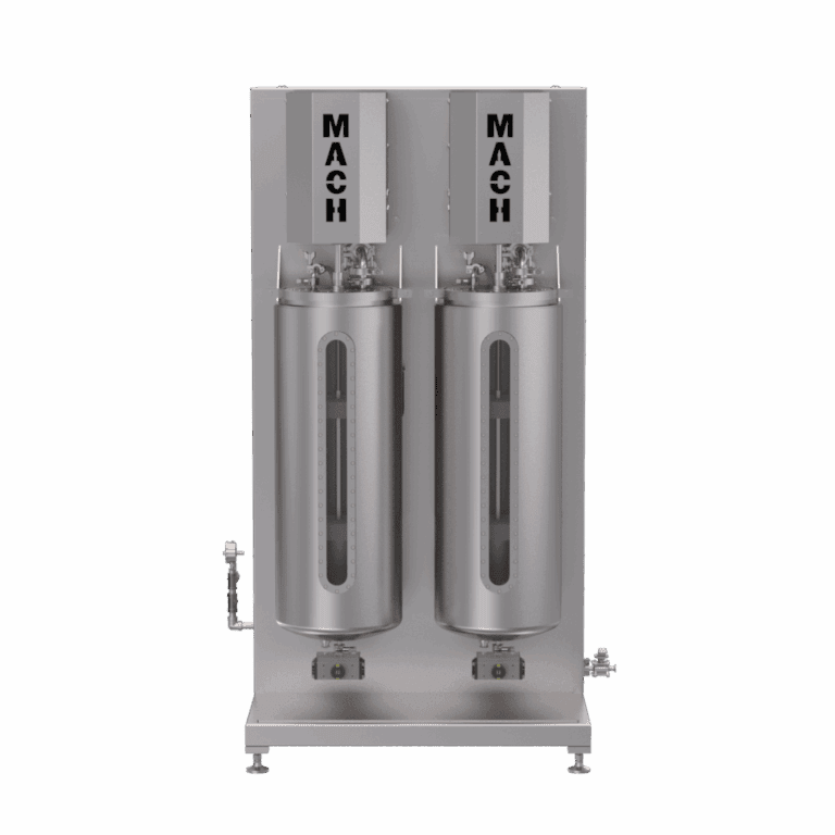 High-pressure gas booster system for industrial applications.