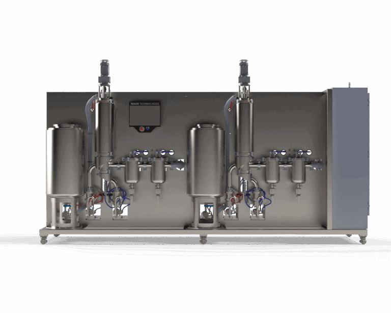 Industrial water purification system for manufacturing processes.
