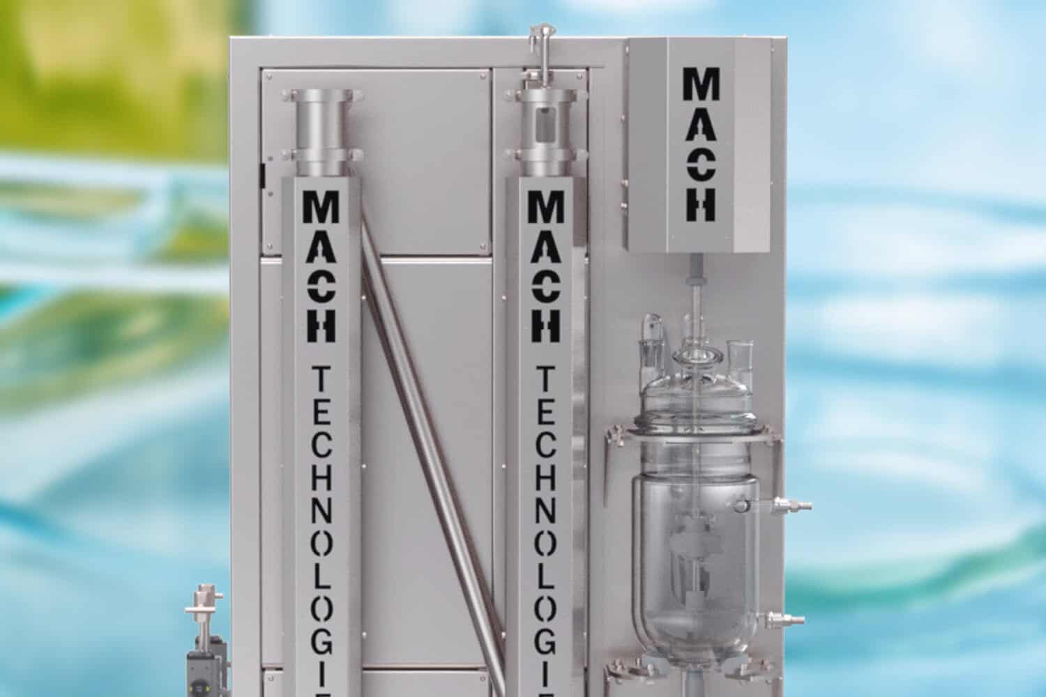 High-purity water purification system for industrial applications at Mach Technologies.