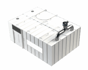 1. Industrial water chiller for manufacturing and HVAC cooling solutions.