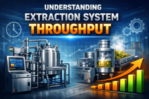 High-tech industrial extraction system machinery for increased throughput and efficiency.