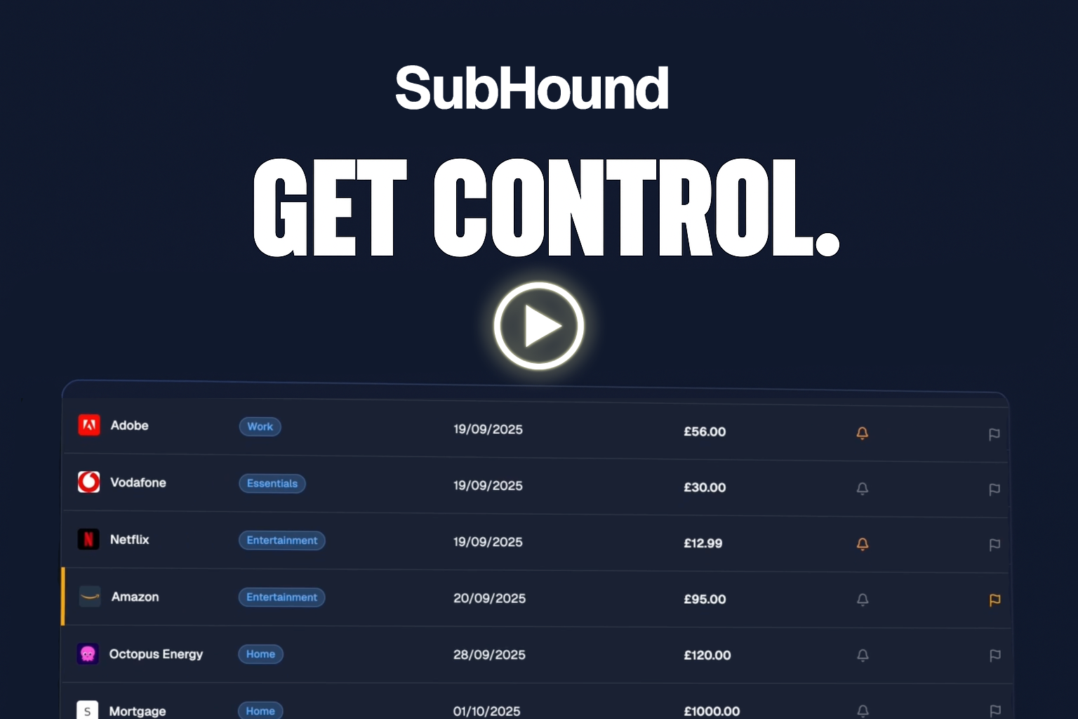 A person wearing a VR headset in a dark room lit with red and blue lights, smiling and reaching forward as if interacting with virtual objects.