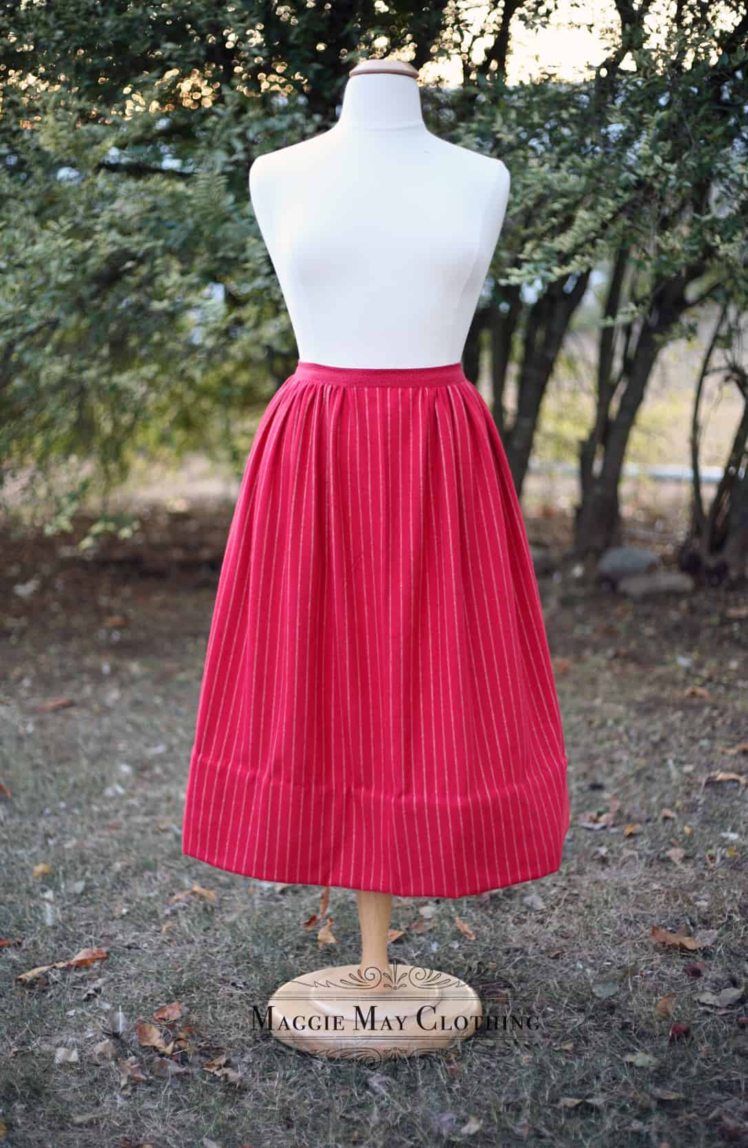 red flannel petticoat