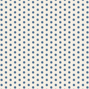 Navy and White Dotted Muslin- #636