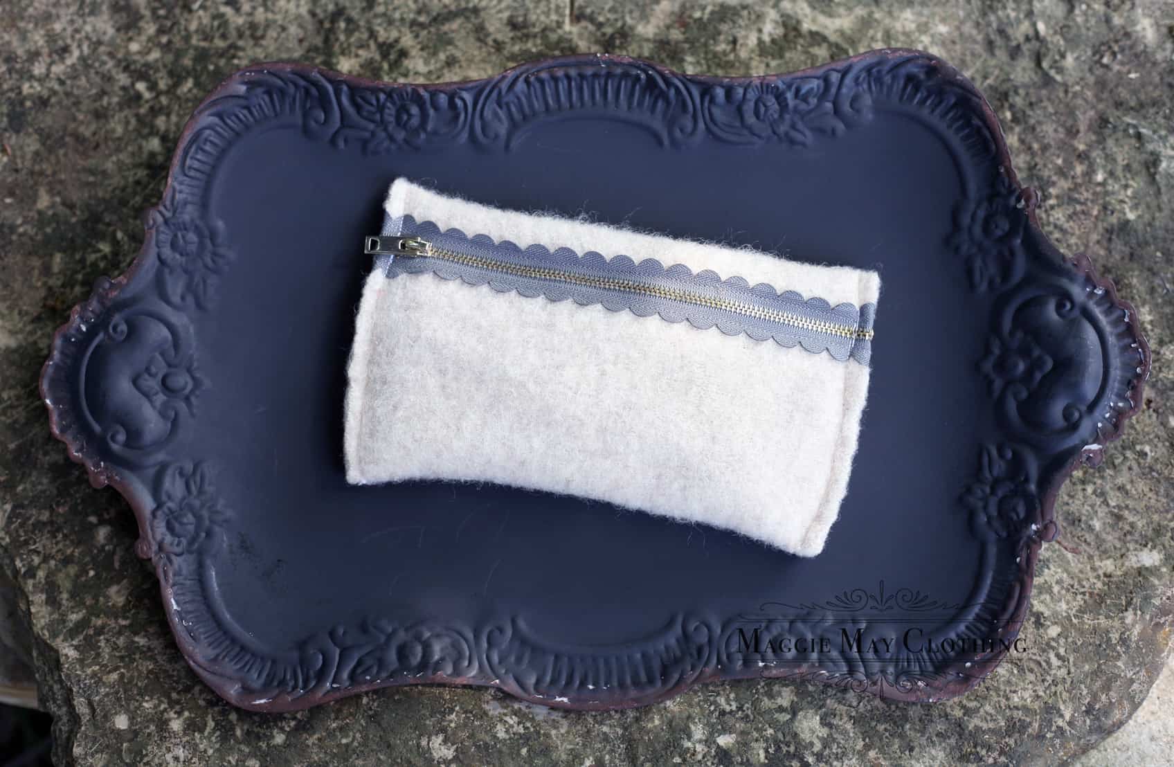 Wallet- Handmade Felted Wool