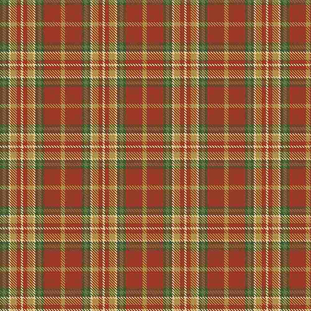 Holiday Homespun Plaid- Red