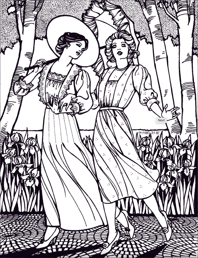 Edwardian Garden Party Dress