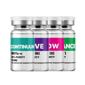 Four bottles of Amino Pharm Continuum supplements with colorful labels, showcasing purity and quality for health and wellness.