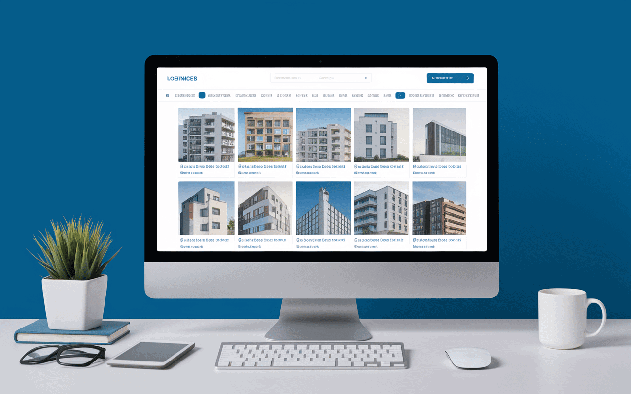 Grille annonces loc annonces avec filtres SEO