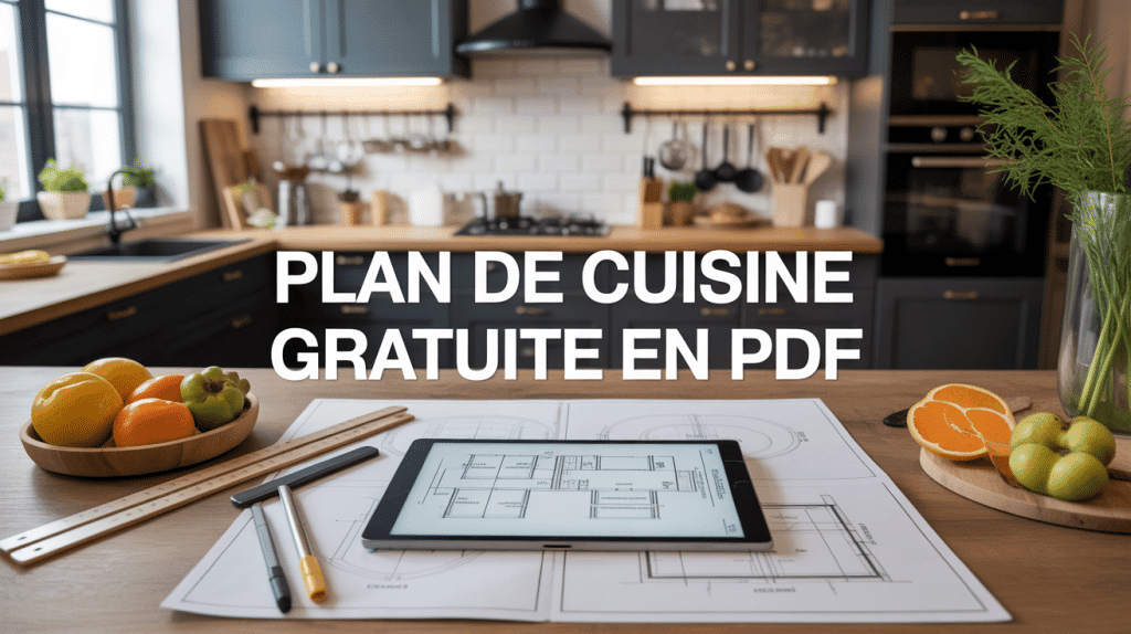 Plan de cuisine gratuit PDF sur tablette et plans techniques
