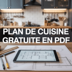 Plan de cuisine gratuit PDF sur tablette et plans techniques