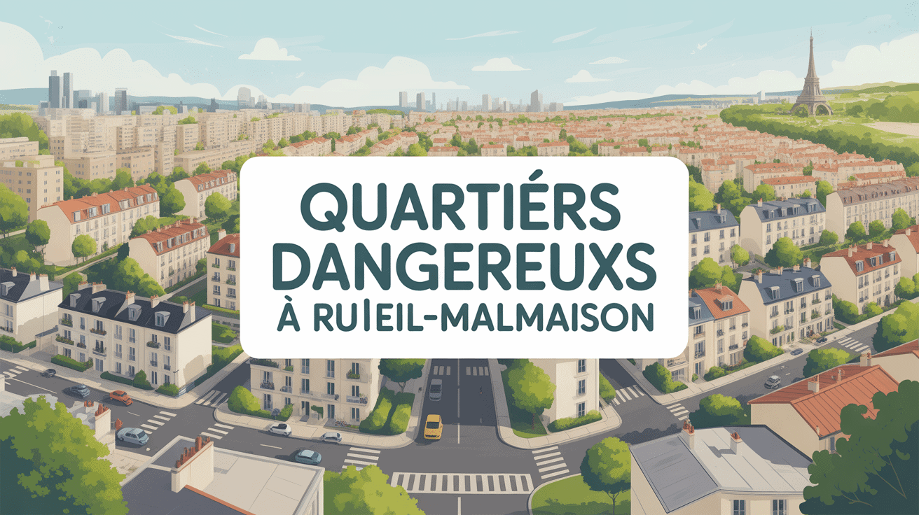 Vue aérienne rueil-malmaison quartiers à éviter illustration