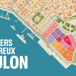 Carte toulon quartier à éviter vue générale
