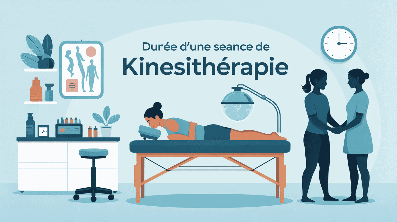 Illustration cabinet combien dure une séance de kiné