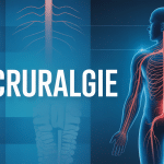 Schéma nerf crural avec cruralgie mouvements à éviter