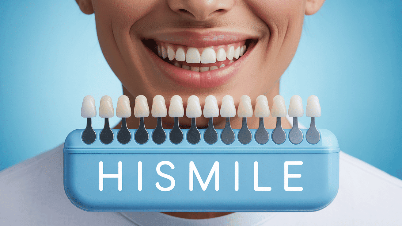 hismile kit blanchiment dents gouttiere led bleu sourire