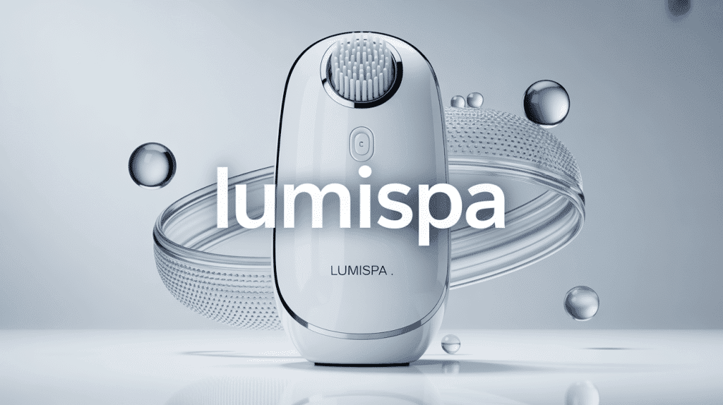 Lumispa appareil beauté moderne fond blanc