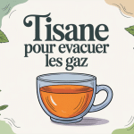 quelle tisane pour évacuer les gaz tasse plantes médicinales