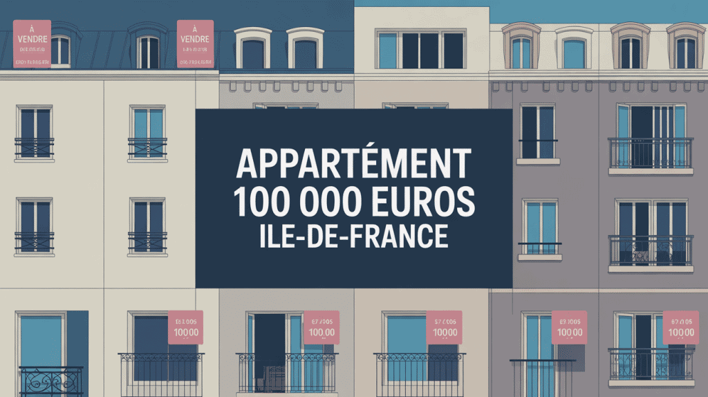 Vue aérienne immeubles appartement 100 000 euros Île-de-France