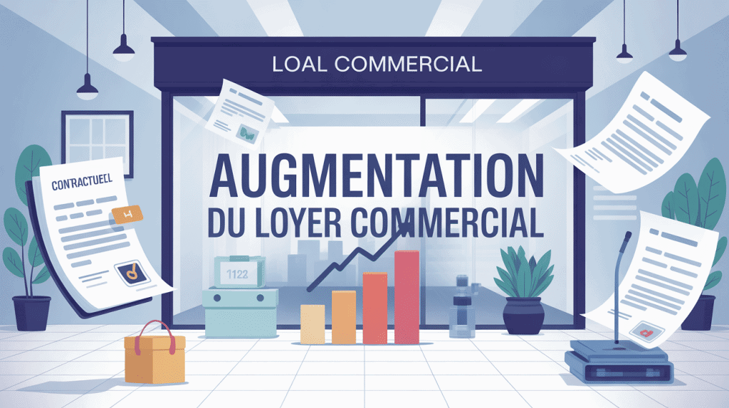 illustration augmentation du loyer commercial vitrine
