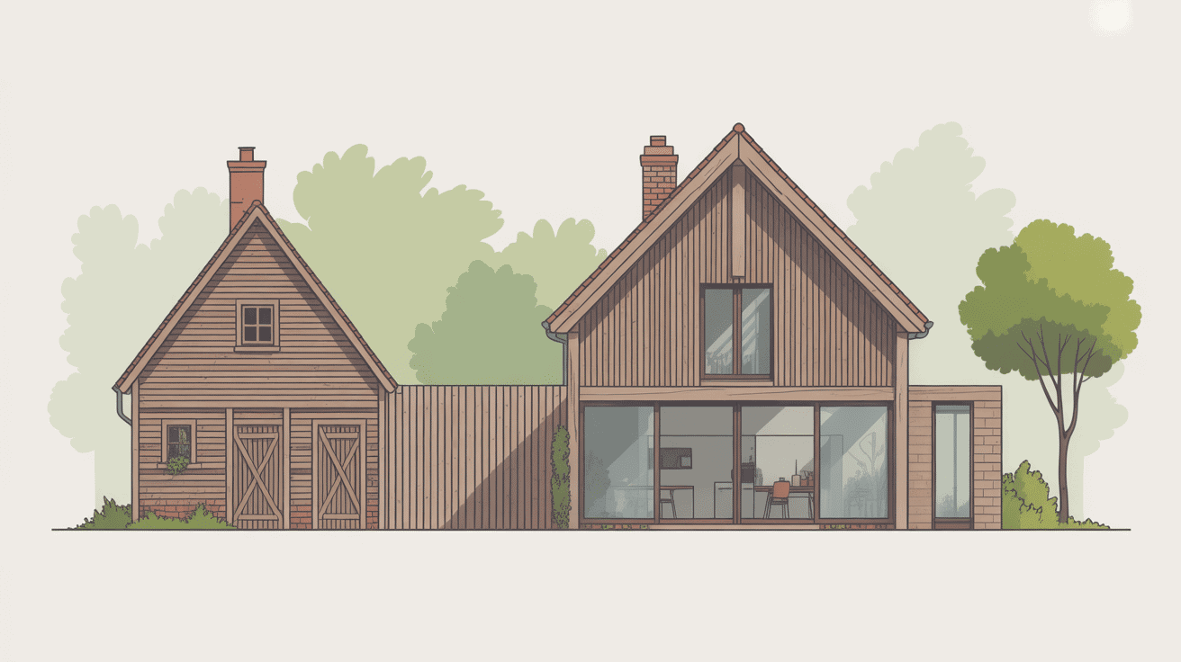 Transformation grange en barn moderne architecture