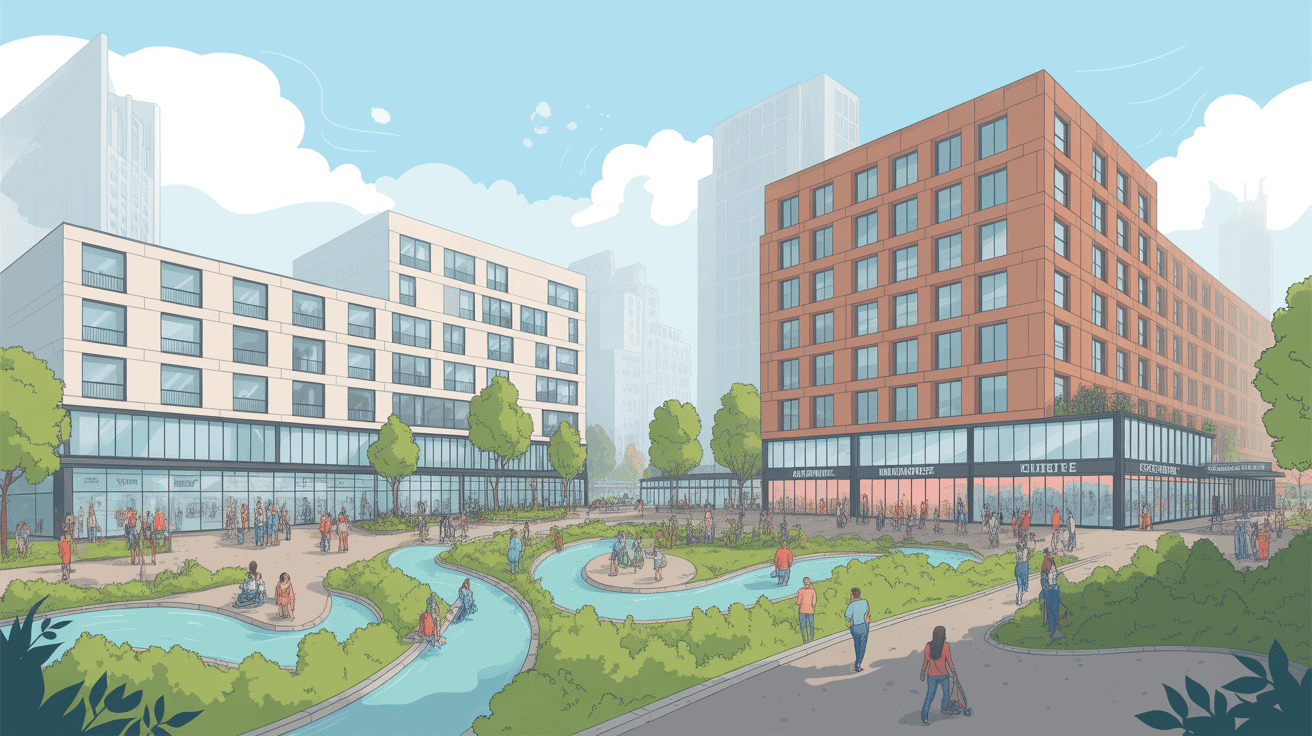 immeubles rénovés quartier meudon la forêt quartier sensible
