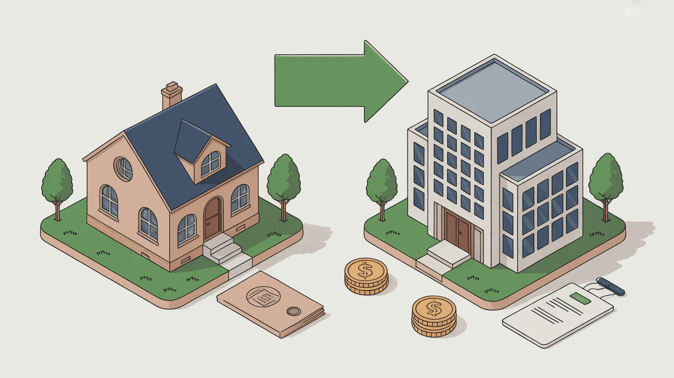 Passer un bien propre en SCI frais de notaire maison société documents