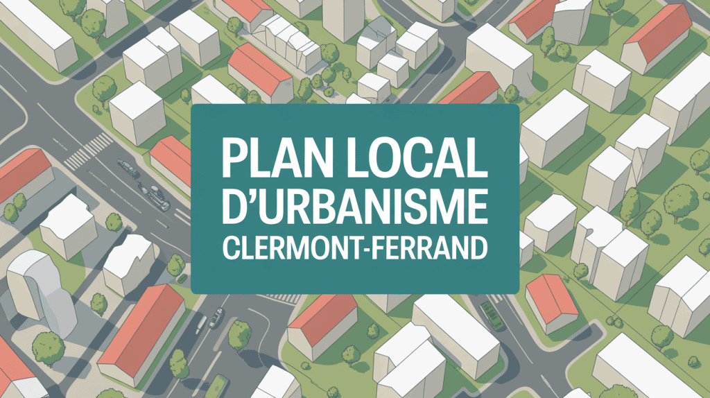 vue aerienne plan local d'urbanisme clermont ferrand