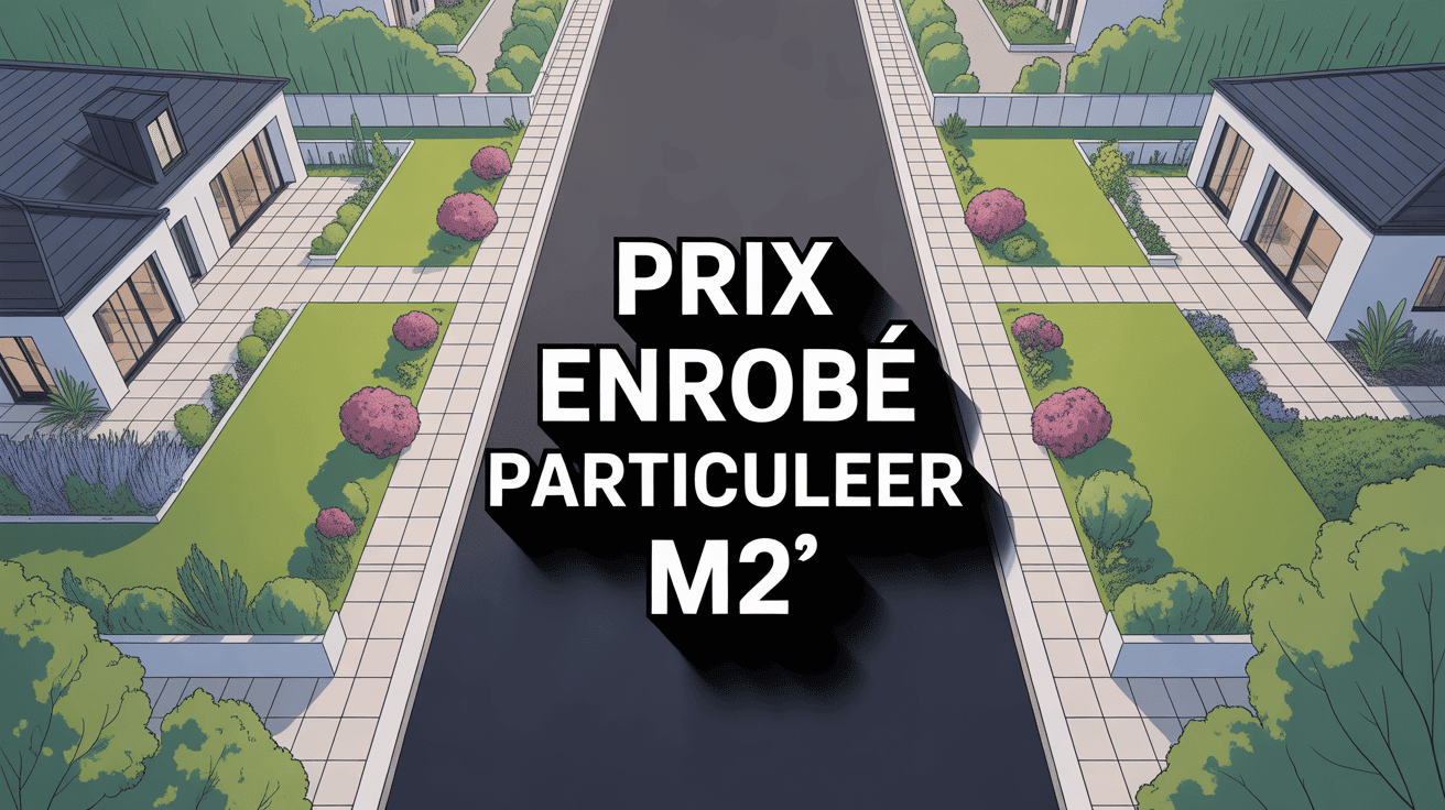 vue aérienne allée enrobé noir prix m2 enrobé particulier