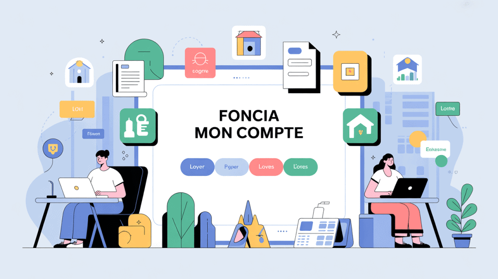 interface espace client foncia mon compte gestion documents loyer