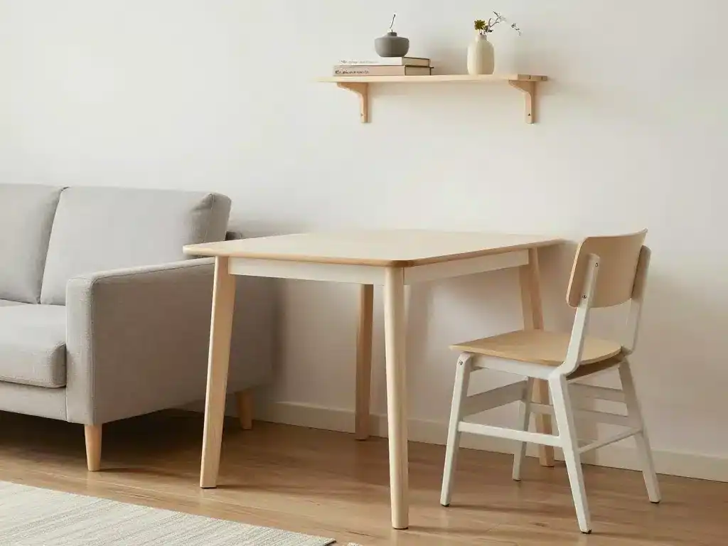 Mobilier multifonction amenagement salon salle à manger 20m2