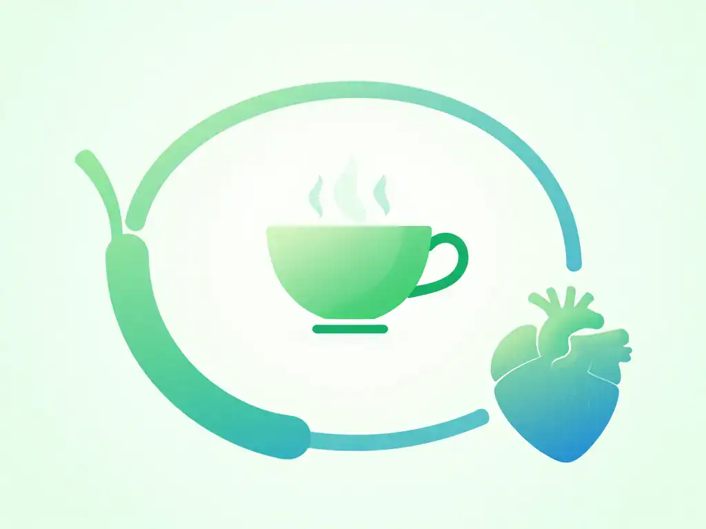 diagramme comment faire baisser une tension avec le the et la sante cardiovasculaire