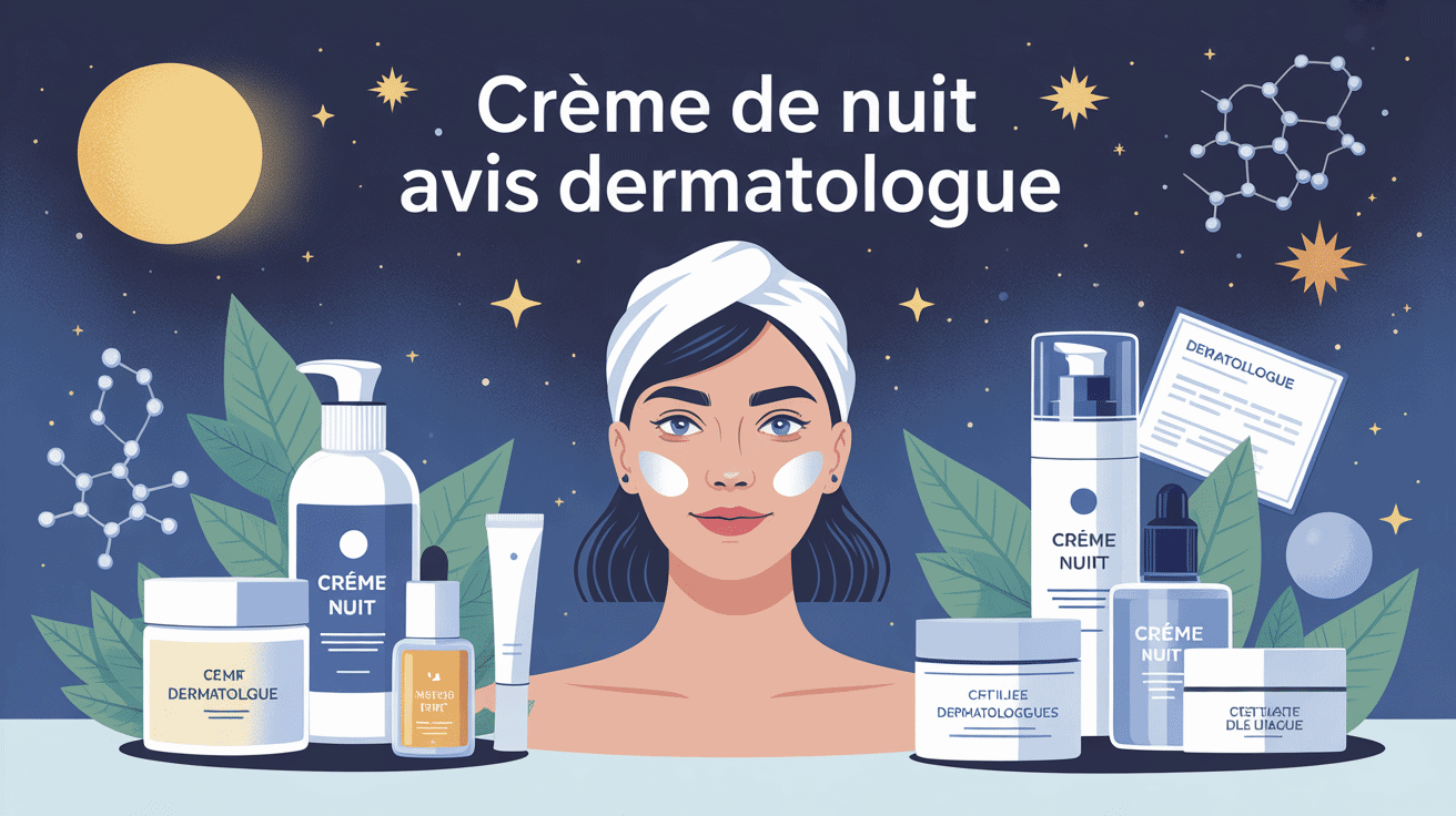 crème de nuit avis dermatologue illustration choix dermatologique