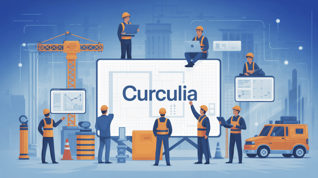 curculia avis illustration gestion numérique équipe chantier