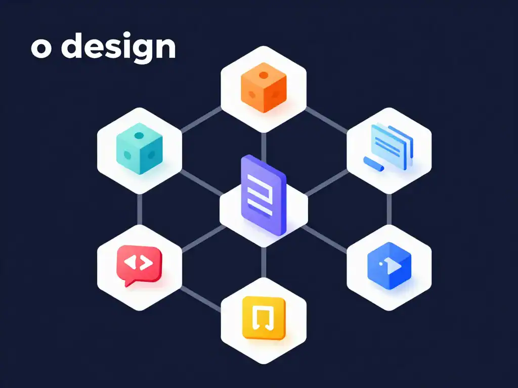Schéma conceptuel o design produit graphique digital