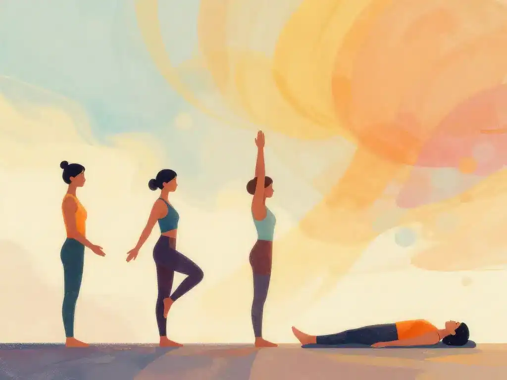 yoga flow yoga progression séquence postures