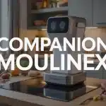 Robot cuiseur Companion Moulinex sur plan de travail