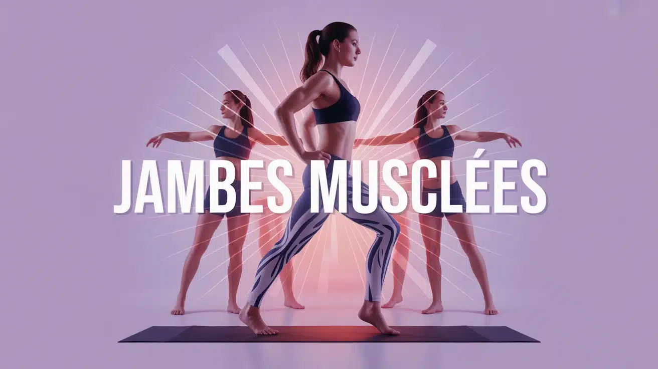 illustration vectorielle jambes musclées femme stylisée