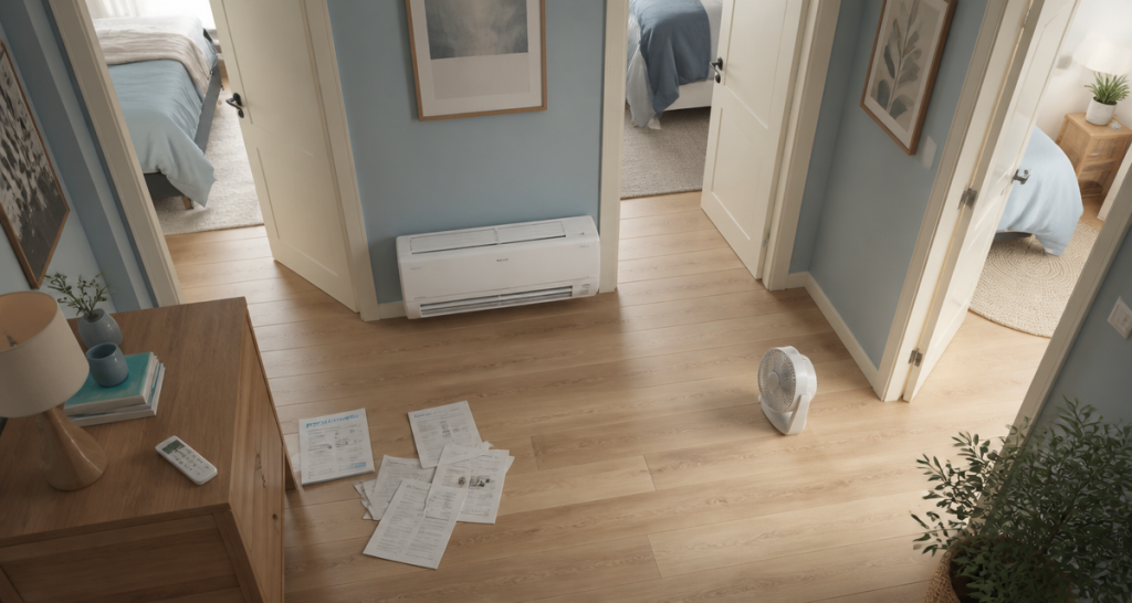 Climatisation dans le couloir : pourquoi cette fausse bonne idée compromet votre confort nocturne
