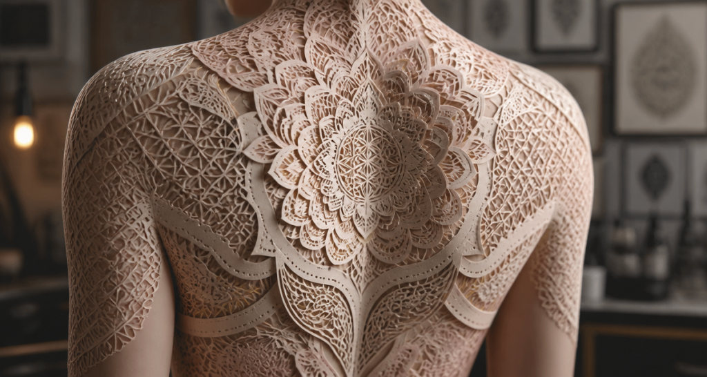 Tatouage ornemental : comment sublimer votre morphologie avec précision et symétrie